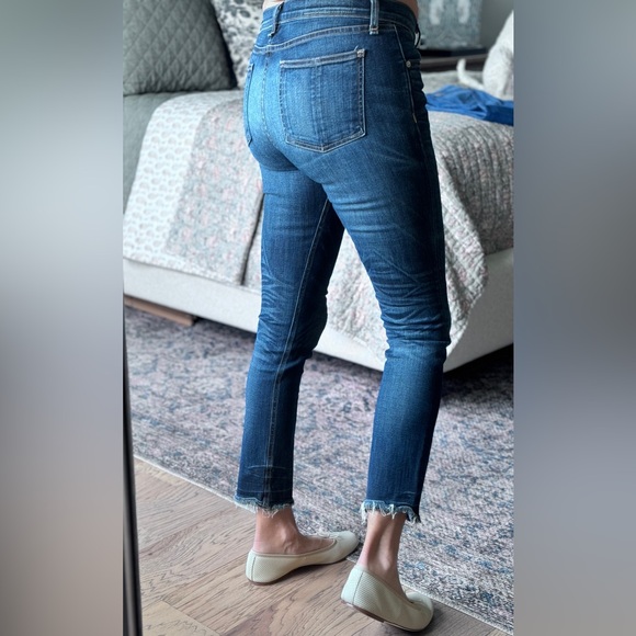 RAG & BONE Crop Jean 9” Rise Frayed Hem Size 29 - Picture 5 of 7